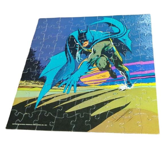 Vintage APC Batman Jigsaw Puzzle 81 Pcs 11" x 11" Neal Adams Art 1972 DC Comics - Picture 1 of 6